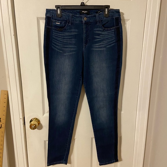 Nine West Dark Blue Skinny Jeans - Picture 1 of 6